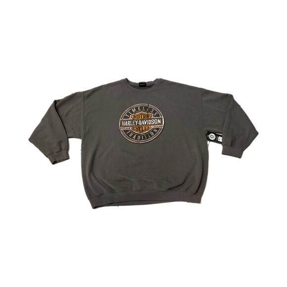 Vintage "TEXOMA"  Harley Davidson  Sherman, Texas Sweatshirt - Picture 1 of 5